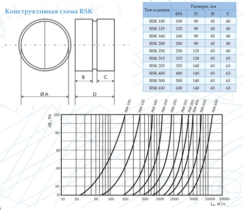 Обратный клапан RSK 100
