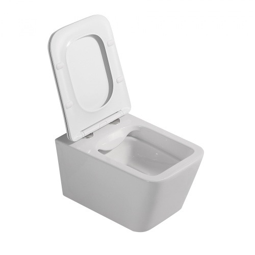 Подвесной унитаз ABBER Rechteck AC1201 белый, безободковый