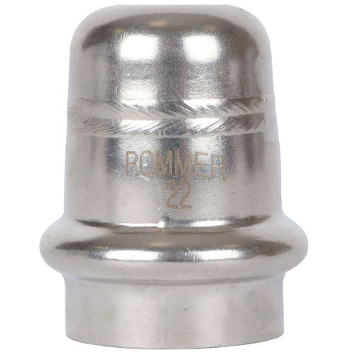 Заглушка ВПр 22 пресс, нержавеющая сталь Rommer