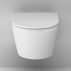 Подвесной унитаз Am.Pm Func C8F1700SC белый, FlashClean безободковый с сиденьем микролифт