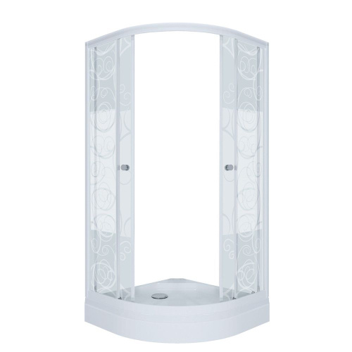 Душевая кабина 100x100 Triton Стандарт А1 стекла узоры DK165