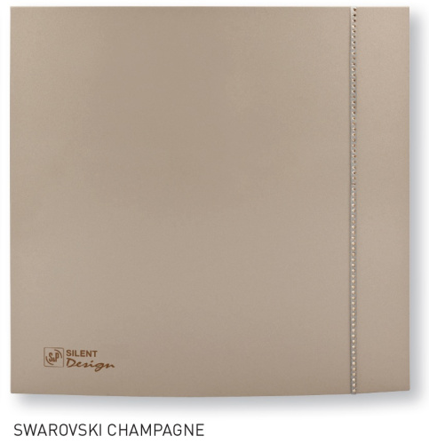 Вентилятор SILENT-100 CZ CHAMPAGNE DESIGN SWAROVSKI Soler & Palau