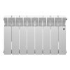 Алюминиевый радиатор Royal Thermo REVOLUTION A 350 - 8 секций, боковое, белый