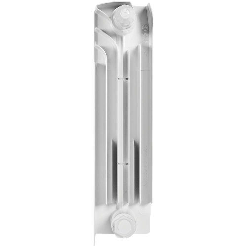 Биметаллический радиатор STOUT TITAN VENTIL 350 - 14 секций, нижнее справа, белый RAL 9016