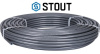 Труба Stout 16x2,2 PE-Xa/EVOH в бухте 500 м.п. универсальная, серая SPX-0001-501622