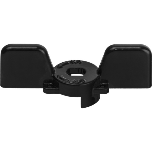 Ручка-бабочка для шарового крана 1/2"-3/4" (Чёрная) Stout SVB-BUT-1234