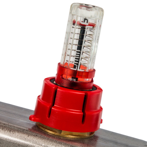 Коллектор отопления STOUT 1"нержа., 2x3/4" с расxодомерами SMS 0917 000002