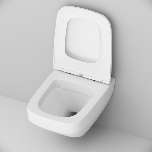 Подвесной унитаз Am.Pm Inspire V2.0 C50A1700SC белый, FlashClean безободковый с сиденьем микролифт