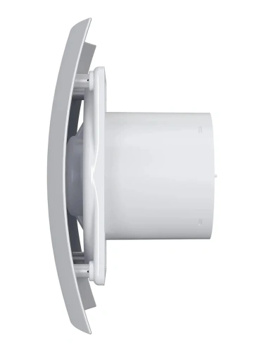 Вентилятор осевой вытяжной с обратным клапаном D 100 DiCiTi BREEZE 4C Gray metal, декоративный