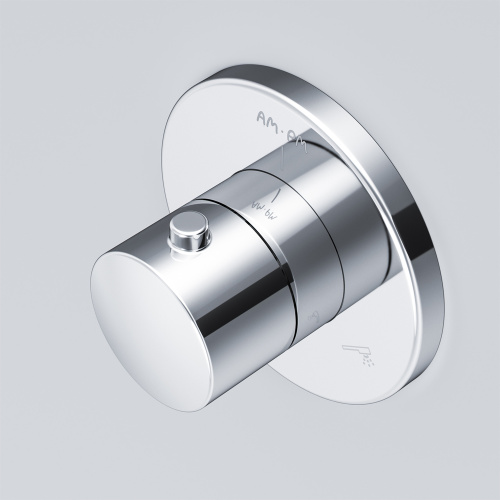 Переключатель встраиваемый Am.Pm F0800100 на 3 потребиталя, хром