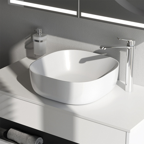 Раковина накладная 43 Am.Pm Func M8FWCC30430WG белый, санфарфор