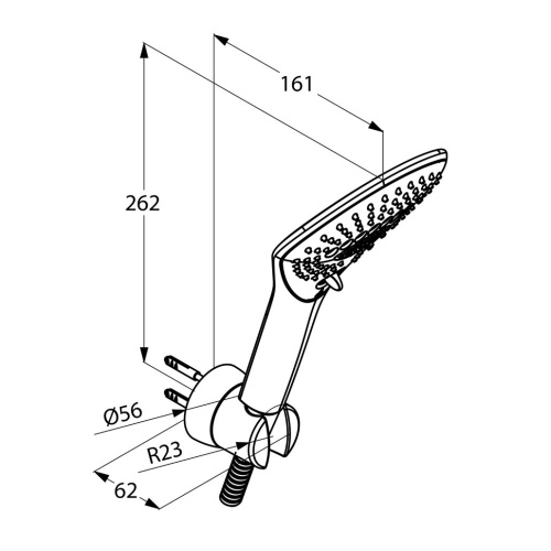 Душевой гарнитур Kludi Fizz 6775005-00 хром