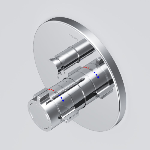 Смеситель встраиваемый Am.Pm X-Joy F85A45600 с термостатом, 2 потребителя, хром