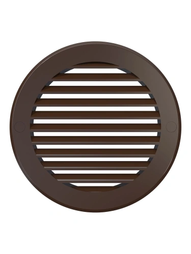 12РКН кор, Решетка наружная вентиляционная круглая D161 с фланцем D125, ASA кор