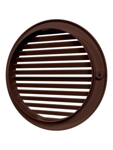 16РКН кор, Решетка наружная вентиляционная круглая D200 с фланцем D160, ASA кор