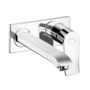 Смеситель для раковины Hansgrohe Metris 31086000 хром, настенный, излив 225 мм