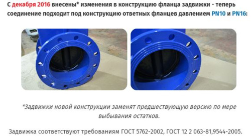 Задвижка чугунная 30ч39р 80 с обрез. Клином (тип МЗВ)