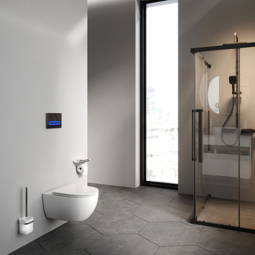 Подвесной унитаз Am.Pm Awe C111700SC белый, FlashClean безободковый с сиденьем микролифт