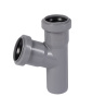 Тройник 40x67° косой, PP HTEA Ostendorf внутренняя канализация
