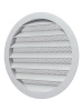 16РКМ, Решетка вентиляционная круглая D185 алюминиевая с фланцем D160