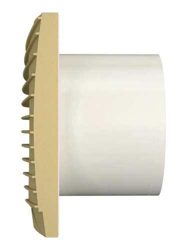 Вентилятор осевой вытяжной с обратным клапаном D 125 DiCiTi SILENT 5C champagne, декоративный