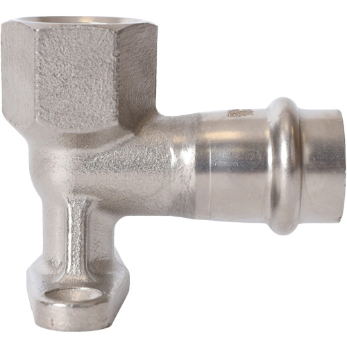 Водорозетка ВПр-ВР 18х1/2" пресс, нержавеющая сталь Rommer