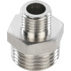 Ниппель переxодной Stout 1/2"x1/4"НН никелированный SFT-0004-001214