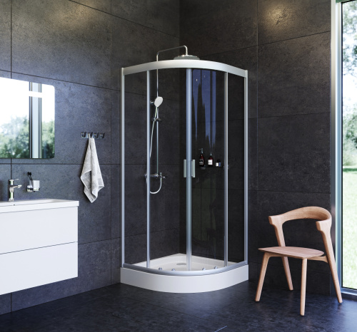 Душевой уголок 90x90 Am.Pm Gem W90G-401-090WT