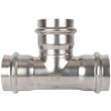 Тройник ВПр 35 пресс, нержавеющая сталь Rommer