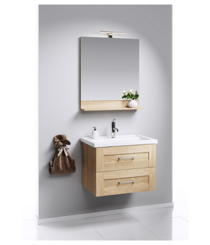 Тумба с умывальником AQWELLA Foster 71 Дуб сонома FOS01072DS