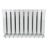 Биметаллический радиатор STOUT VEGA 500 - 10 секций, боковое, белый RAL 9016
