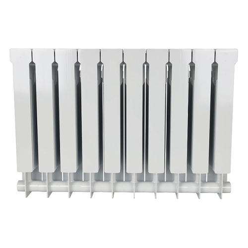 Биметаллический радиатор STOUT VEGA 500 - 10 секций, боковое, белый RAL 9016