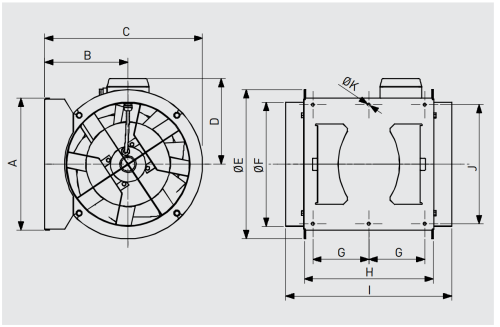 Вентилятор канальный TD-4000/355 TRIF Soler & Palau