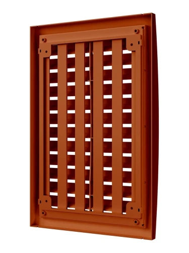 2030РРПН терр, Решетка наружная ASA вентиляционная регулируемая 200х300, терракотовая