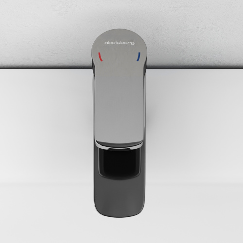 Смеситель для раковины Abelsberg Lineara UNF23508CH, глянцевый хром