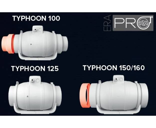 Вентилятор канальный ЭРА TYPHOON 100 2SP