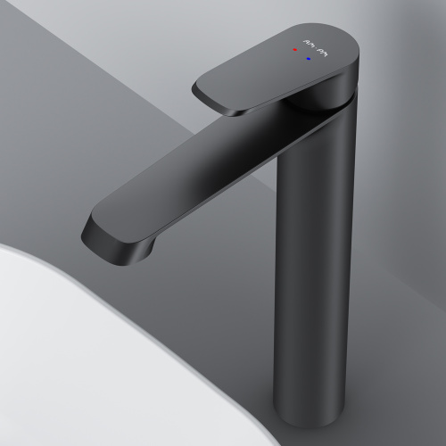 Смеситель для раковины AM.PM Func F8F92022 высокий, черный