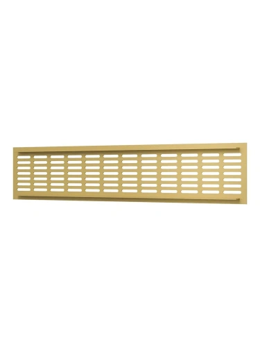 4810DP Al Сhampagne, Решетка переточная алюминиевая с анодированным покрытием 480x100, Сhampagne