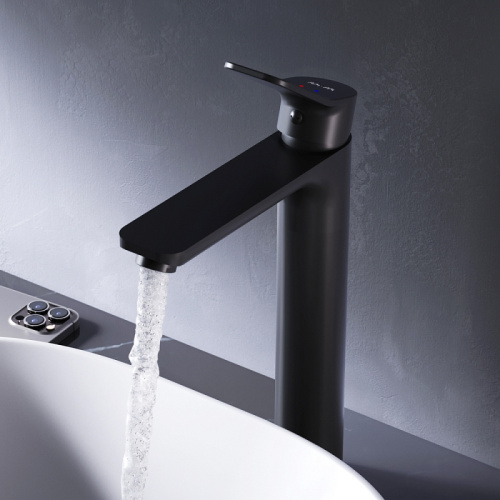 Смеситель для раковины AM.PM X-Joy F85A92022 высокий, черный