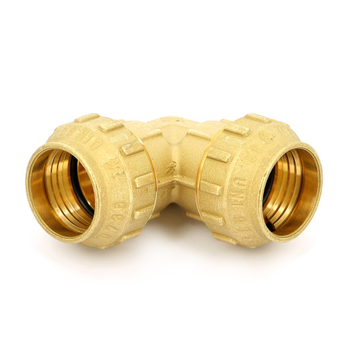 Угольник Tiemme 32x32 латунь для ПНД 3400003