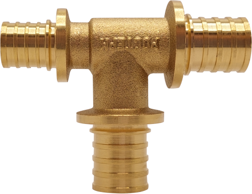 Тройник переходной РОСТерм 25x25x20 латунь PE-x 252520TBR