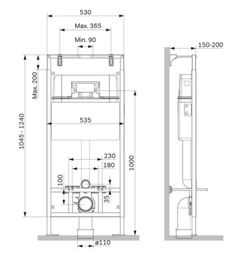 Инсталляция для унитаза Am.Pm MasterFit I012710