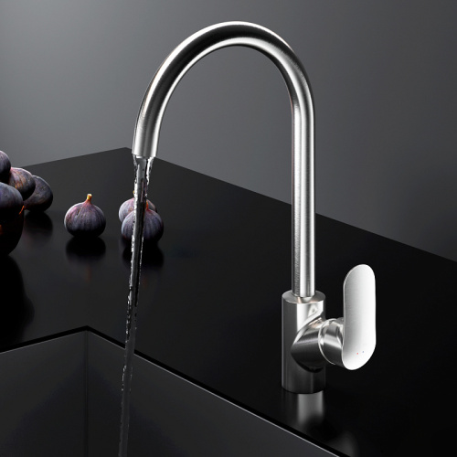 Смеситель для кухни AM.PM Like F8007711 с каналом питьевой воды, сатин