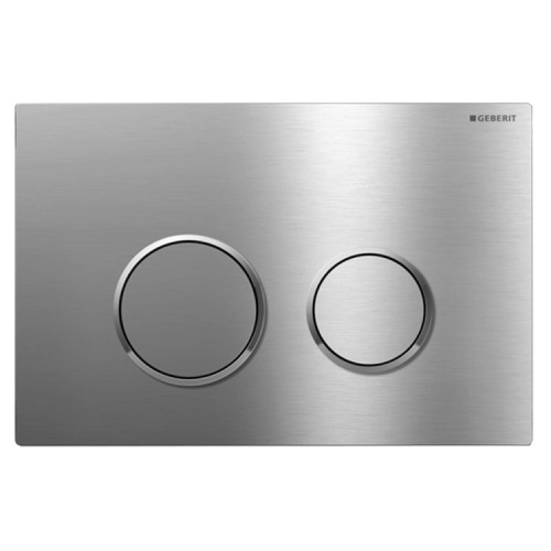 Смывная клавиша Geberit Sigma20 нержавеющая сталь, двойной смыв, с креплением на винтах 115.889.SN.1