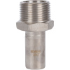 Вставка переходная НПр-НР 22x1" пресс, нержавеющая сталь Rommer