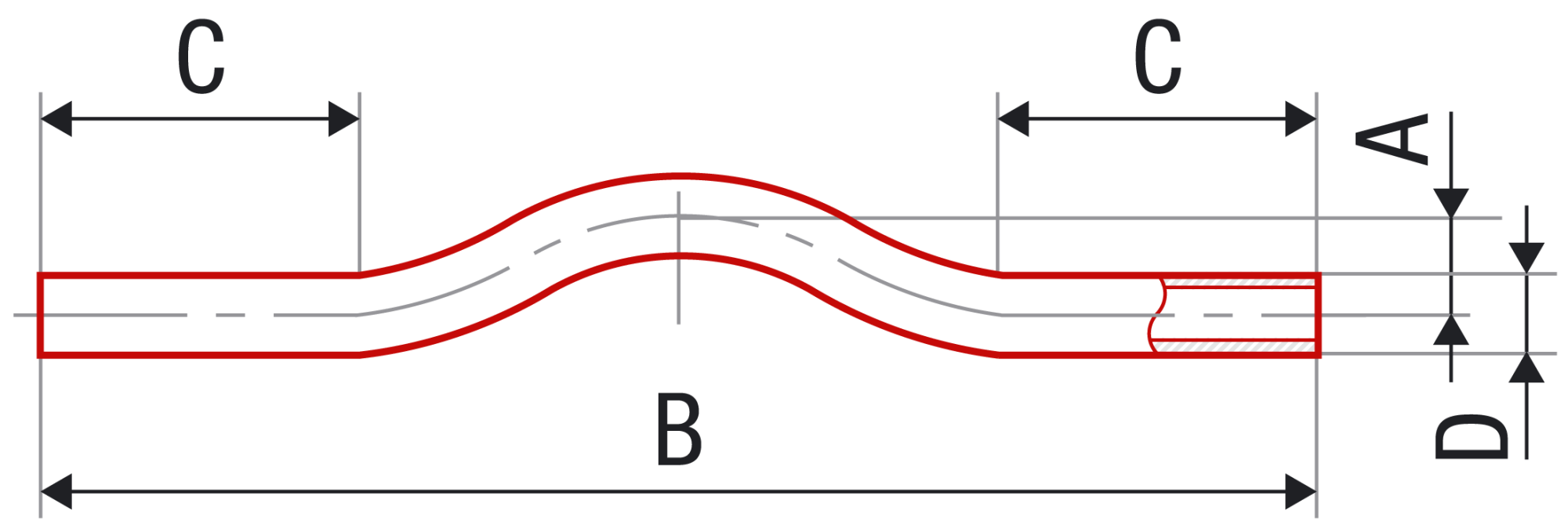 Обвод FV-plast 25х25 полипропилен AA233025000
