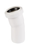 Отвод 40x15° белый, PP HTB Ostendorf внутренняя канализация