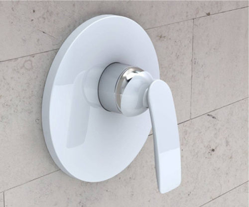 Смеситель для скрытого монтажа Kludi Balance 526559175 Белый/Хром, неполный комплект