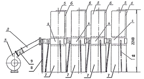 Пылеулавливающий агрегат ПУАД-4000