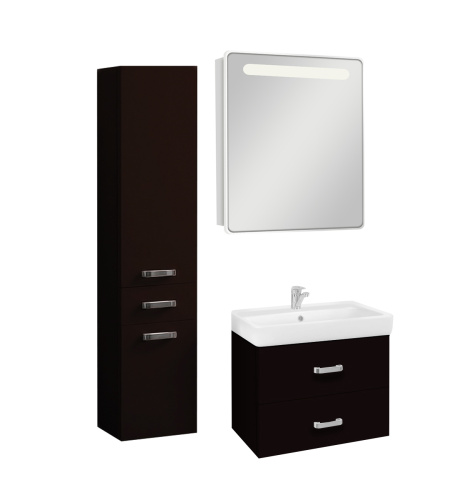 Тумба Акватон Америна 60 черный, подвесная 1A135401AM950